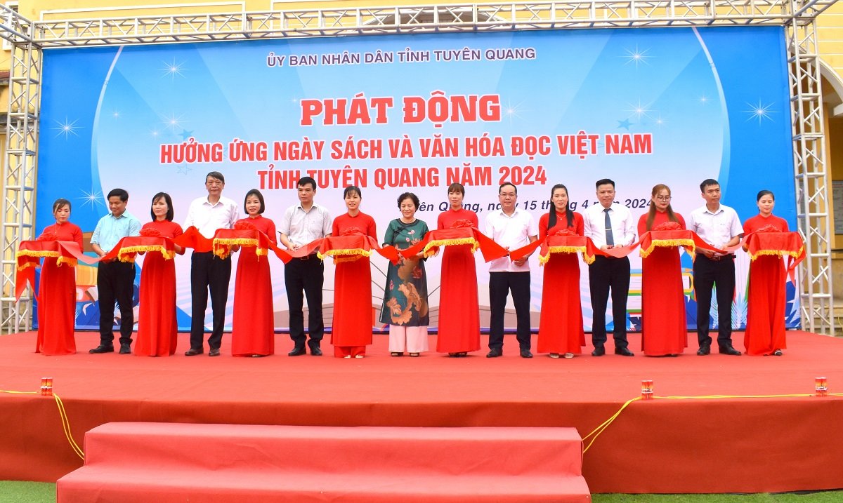 Phát động hưởng ứng Ngày Sách và Văn hóa đọc Việt Nam tỉnh Tuyên Quang năm 2024